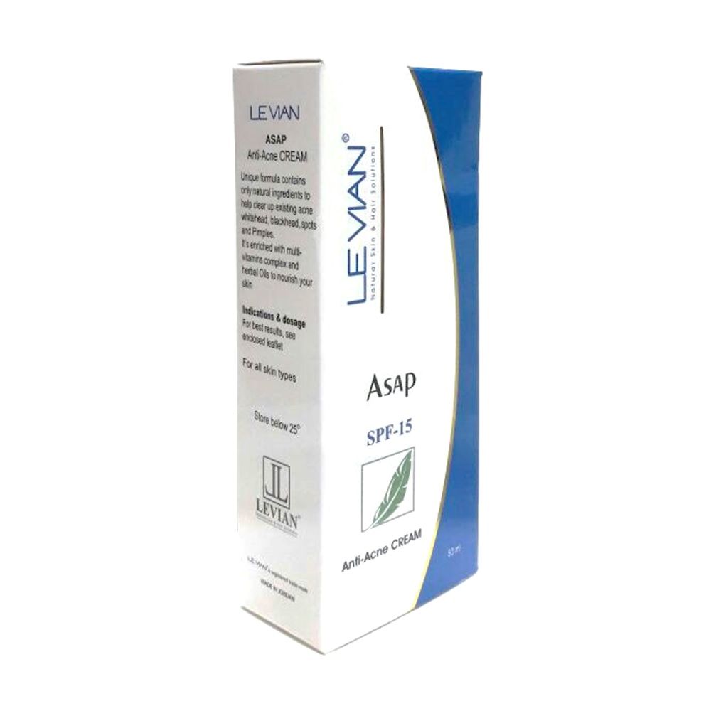Levian ASAP SPF15 Cream 50 mL - Easy Pharmacy LLC
