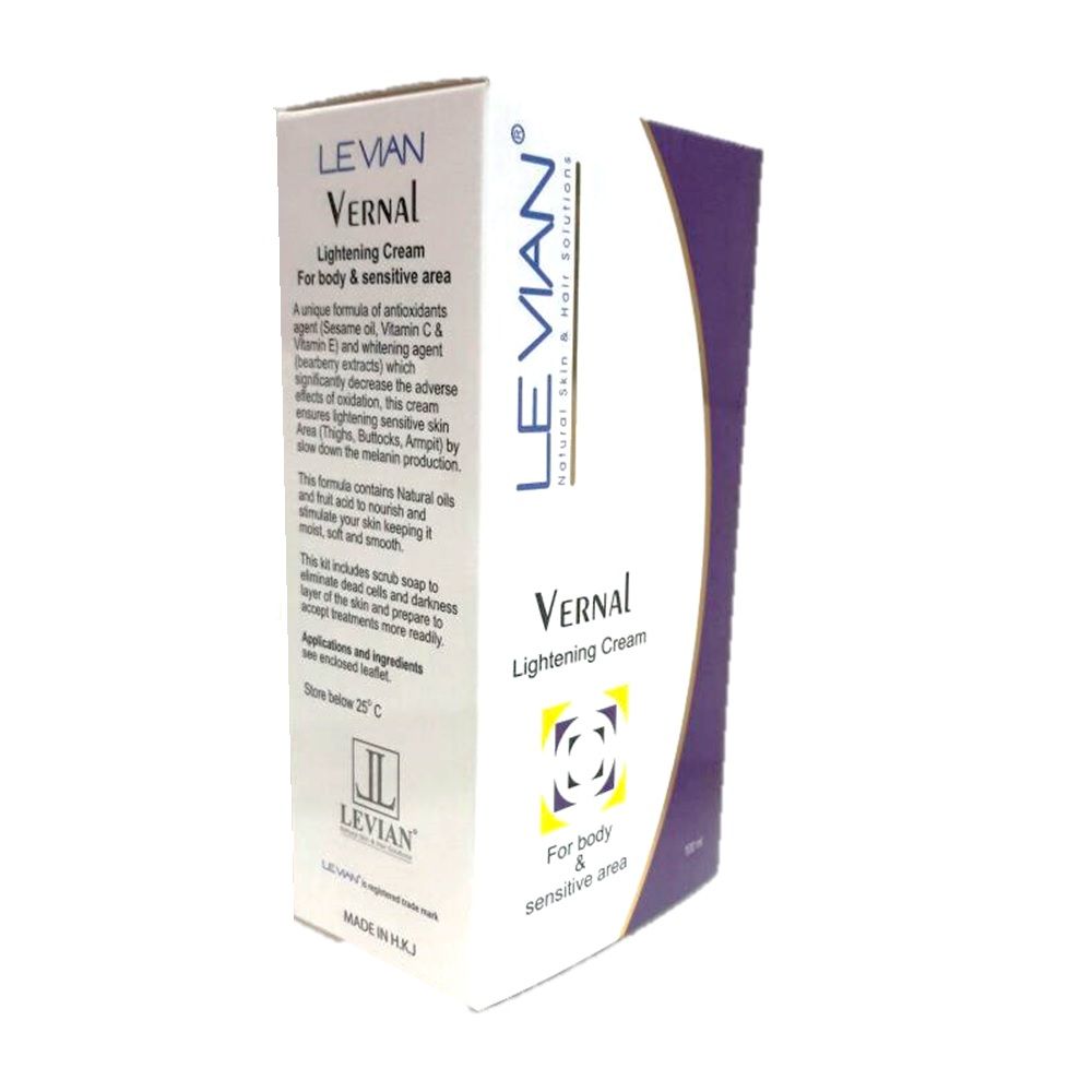 Levian Vernal Lightening Cream 100 mL - Easy Pharmacy LLC