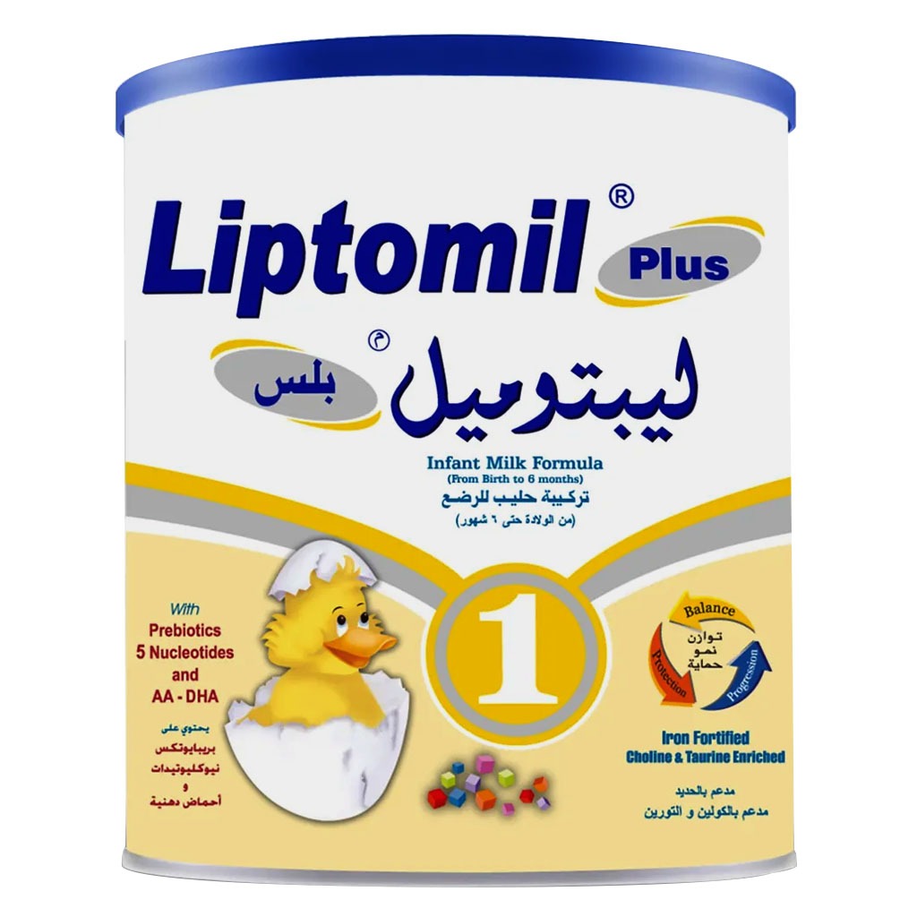 Liptomil Plus Stage 1 Baby Milk Formula For 0 To 6 Months 400g - Easy Pharmacy LLC