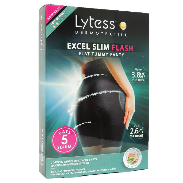 Lytess Excel Slim Flash Flat Tummy Panty Black L/XL PF00755A - Easy Pharmacy LLC