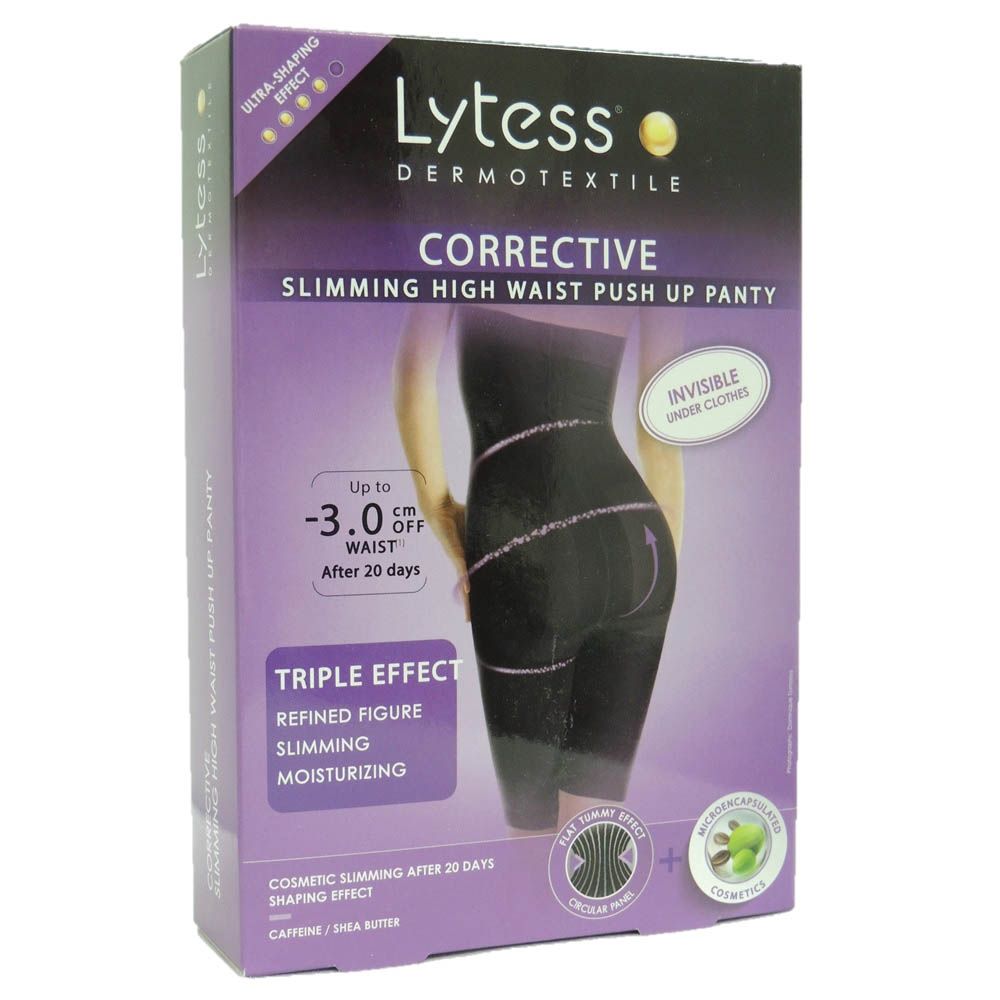 Lytess High Waist Push Up Shorts Black L/XL PF00471A - Easy Pharmacy LLC