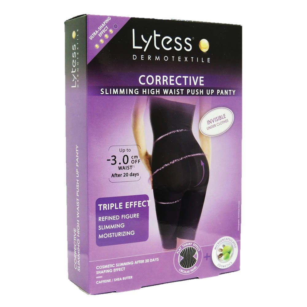 Lytess High Waist Push Up Shorts Black S/M PF00469A - Easy Pharmacy LLC