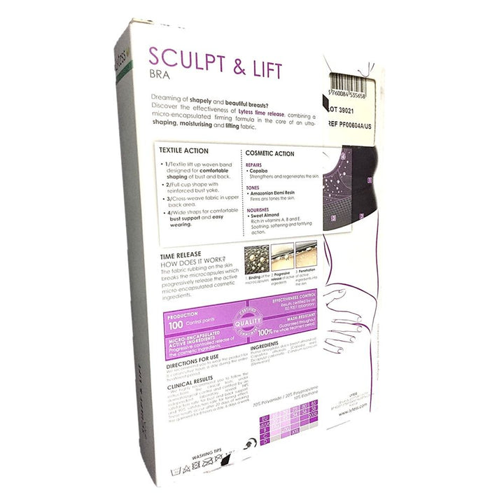 Lytess Sculpt & Lift Bra White S/M PF00604A - Easy Pharmacy LLC