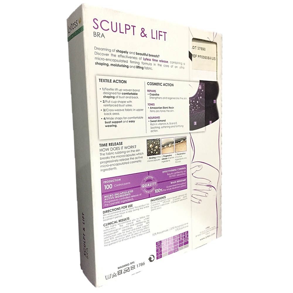 Lytess Sculpt & Lift Bra White XXL PF00606A - Easy Pharmacy LLC