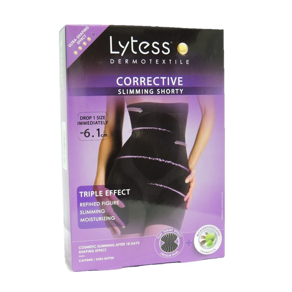 Lytess Corrective Slimming Shorty Black S/M PF01109A - Easy Pharmacy LLC