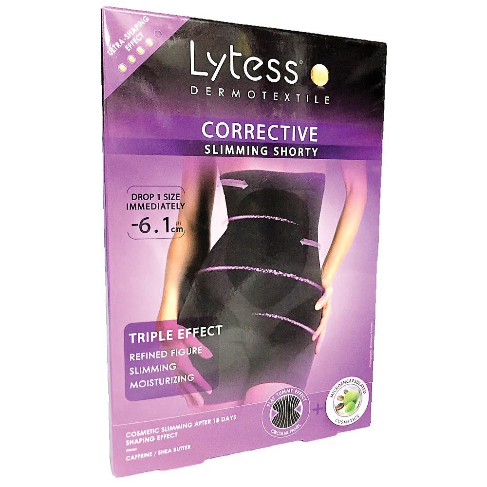 Lytess Corrective Slimming Shorty Black XXL PF01111A - Easy Pharmacy LLC