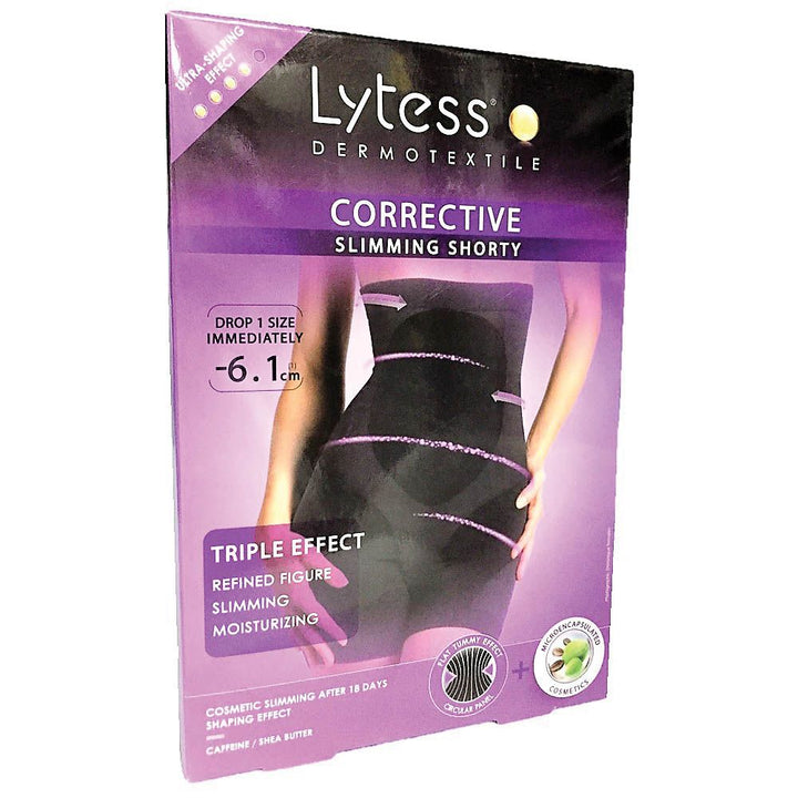 Lytess Corrective Slimming Shorty Black XXL PF01111A - Easy Pharmacy LLC