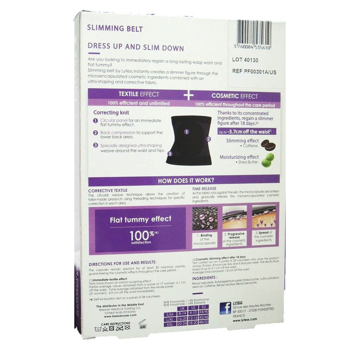 Lytess Sculpt & Slim Corrective Belt Black XXXL PF00301A - Easy Pharmacy LLC