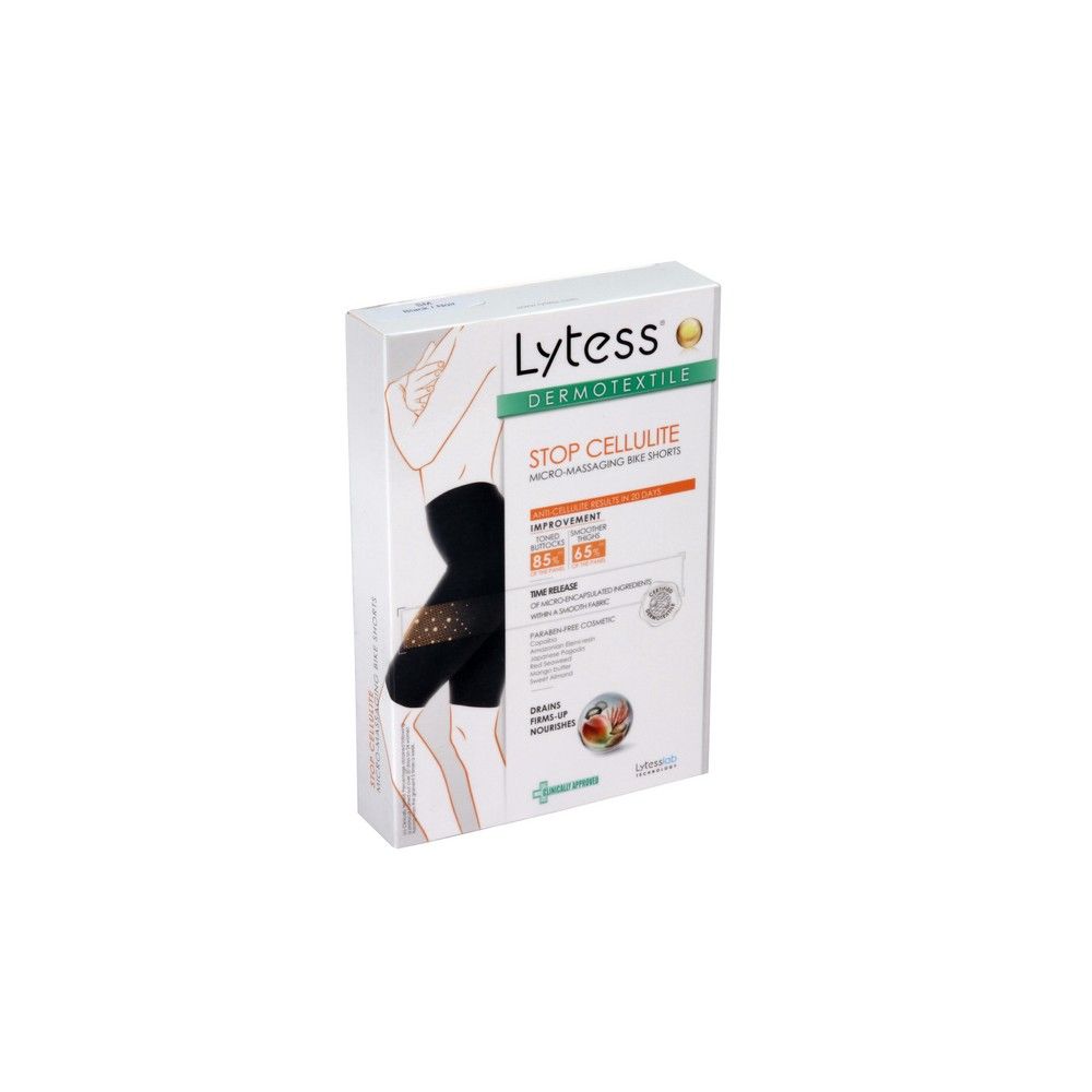 Lytess Anti Cellulite Micro Massaging Short Black S/M PF00744A - Easy Pharmacy LLC