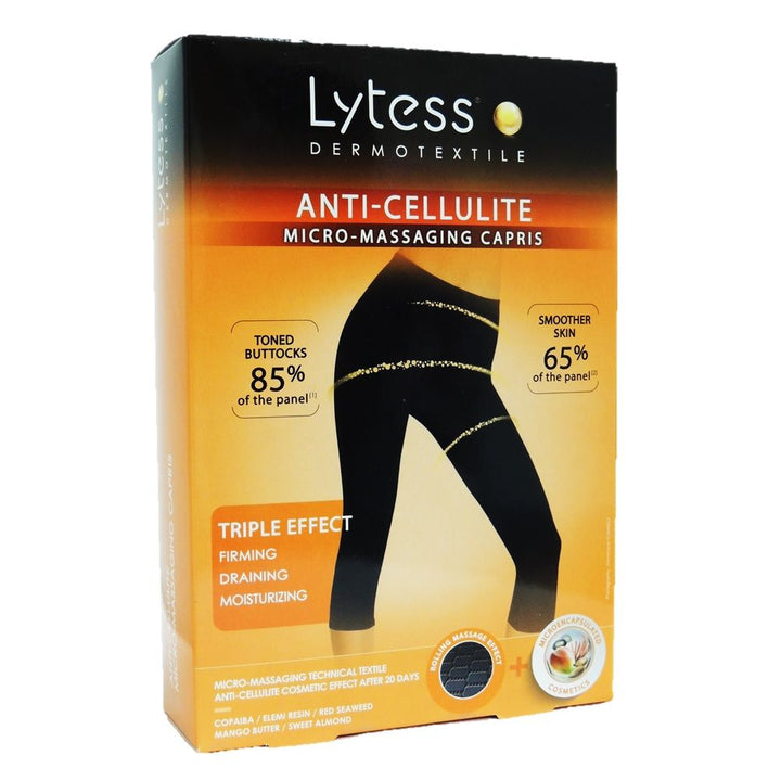 Lytess Anti-Cellulite Micro-Massaging Capris White L/XL PF00749A - Easy Pharmacy LLC