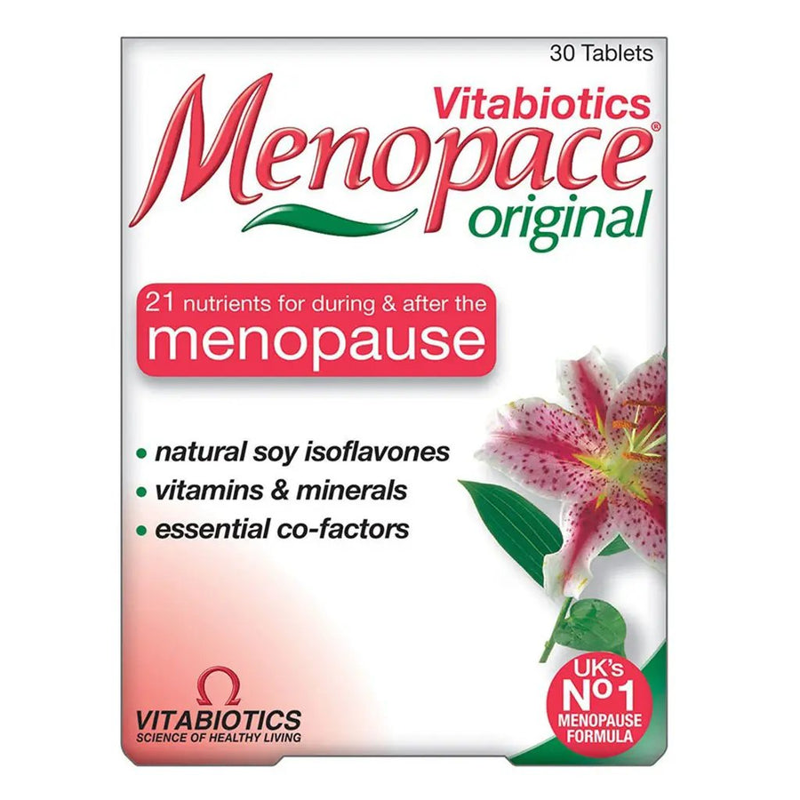 Vitabiotics Menopace Original – Nutritional Support During & After Menopause, 30 Tablets