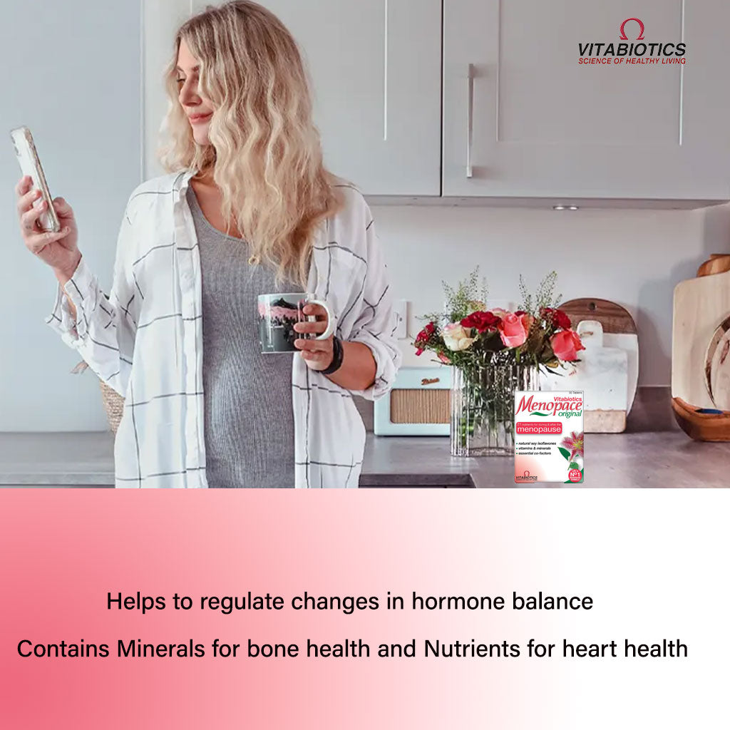 Vitabiotics Menopace Original During & After Menopause Support Tablets, Pack of 30's - Easy Pharmacy LLC