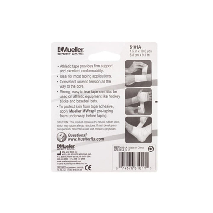 Mueller Athletic Tape 3.8 cm x 9.1 m 6101A - Easy Pharmacy LLC
