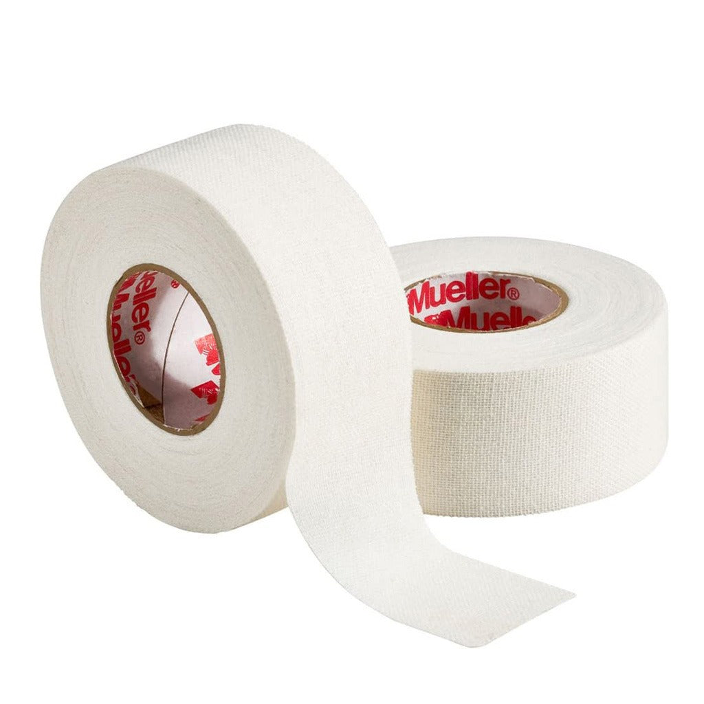 Mueller MTape Zinc Oxide Athletic Trainer's Tape 1.5" x 15 Yards Rolls, Pack of 32 - Easy Pharmacy LLC