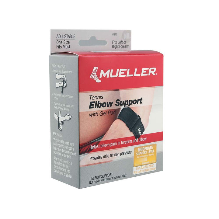 Mueller Tennis Elbow Support With Gel Pad 6341 - Easy Pharmacy LLC