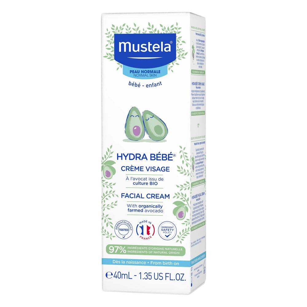 Mustela Baby Hydra Bebe Facial Cream With Avocado 40 mL - Easy Pharmacy LLC