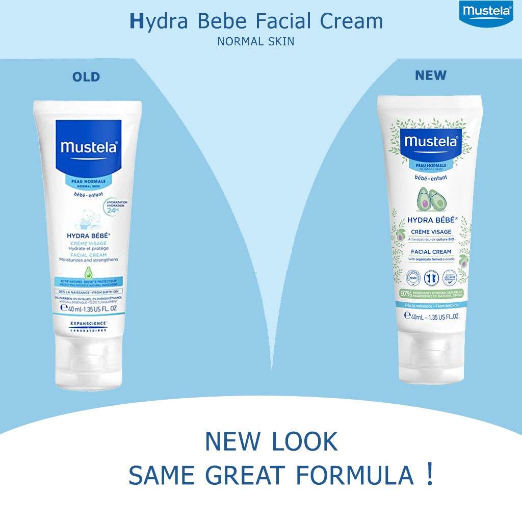 Mustela Baby Hydra Bebe Facial Cream With Avocado 40 mL - Easy Pharmacy LLC