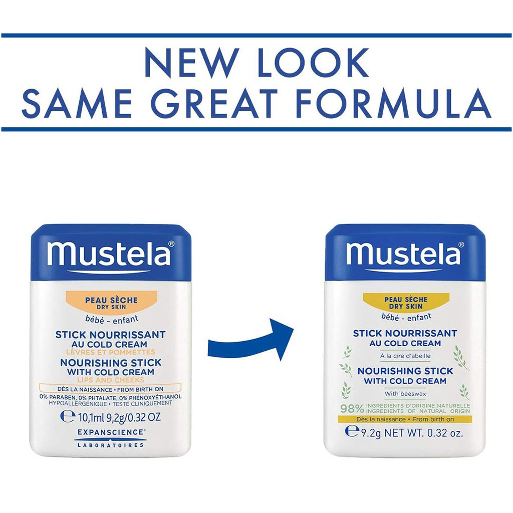 Mustela Baby Nourishing Stick With Cold Cream For Dry Skin 9.2g - Easy Pharmacy LLC