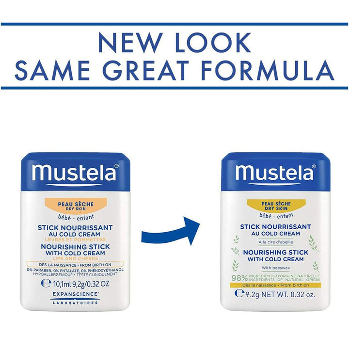 Mustela Baby Nourishing Stick With Cold Cream For Dry Skin 9.2g - Easy Pharmacy LLC