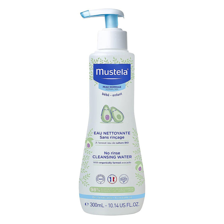 Mustela Baby No-Rinse Cleansing Water For Face & Diaper Area 300ml - Easy Pharmacy LLC