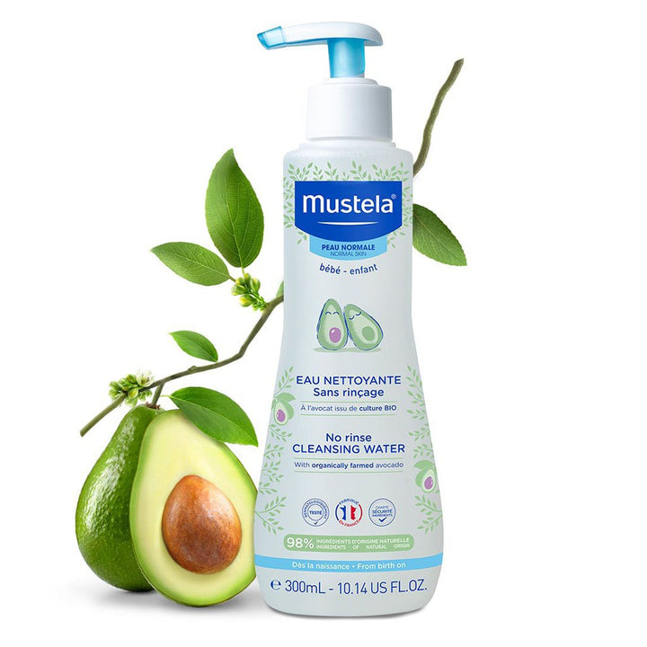 Mustela Baby No-Rinse Cleansing Water For Face & Diaper Area 300ml - Easy Pharmacy LLC