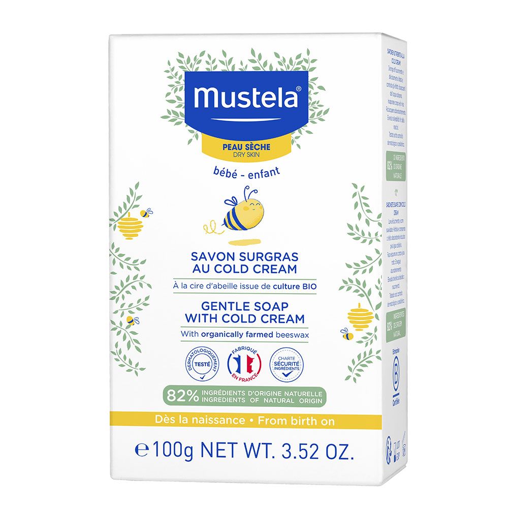 Mustela Baby Gentle Soap With Cold Cream & Beeswax For Dry Skin 100g - Easy Pharmacy LLC