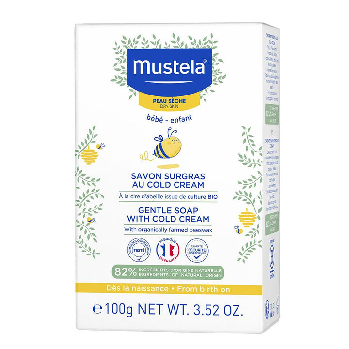 Mustela Baby Gentle Soap With Cold Cream & Beeswax For Dry Skin 100g - Easy Pharmacy LLC