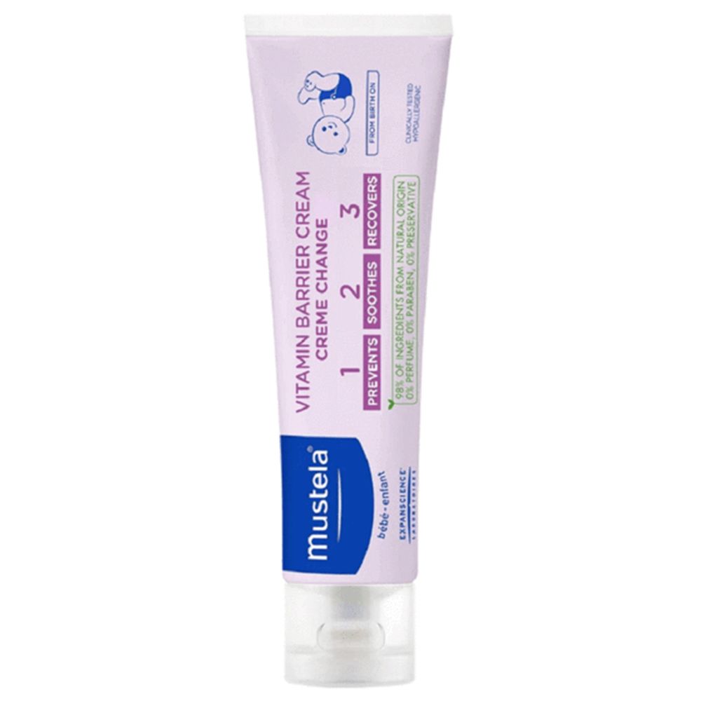 Mustela 1 2 3 Vitamin Barrier Baby Nappy Cream 50 mL - Easy Pharmacy LLC