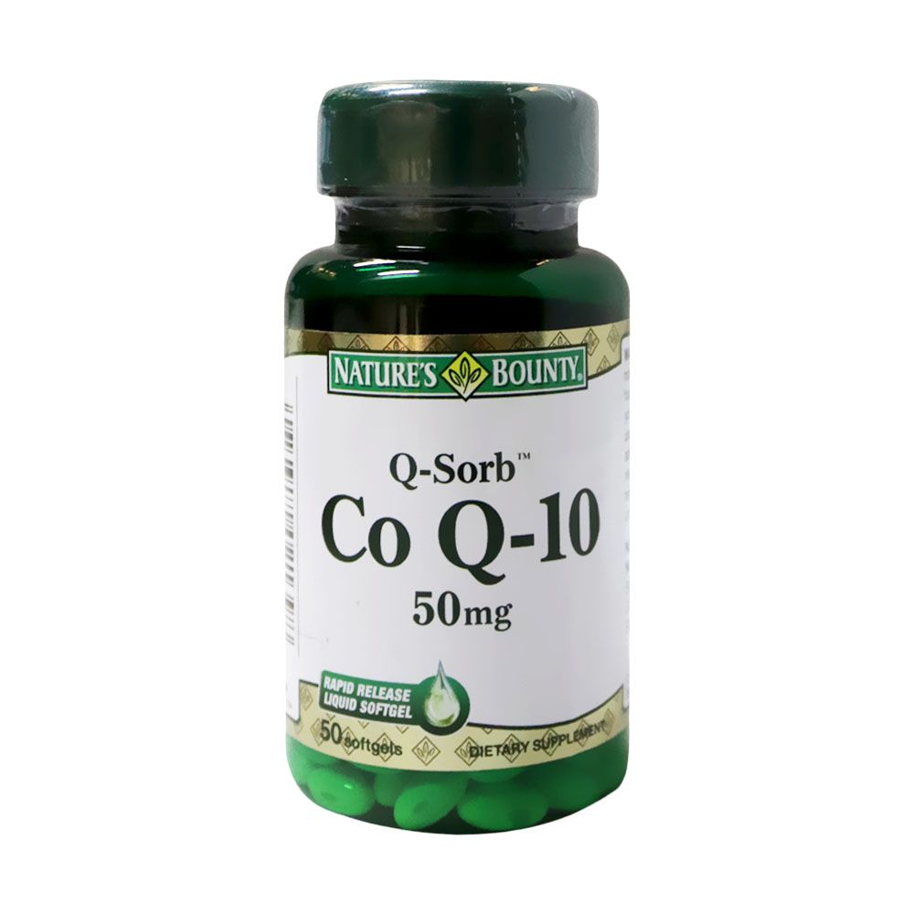 Nature's Bounty Q-Sorb CoQ-10 50 mg Softgel 50's - Easy Pharmacy LLC