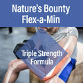 Nature’s Bounty Flex-a-Min Triple Strength Caplets – Joint & Bone Wellness Support, 80 Count
