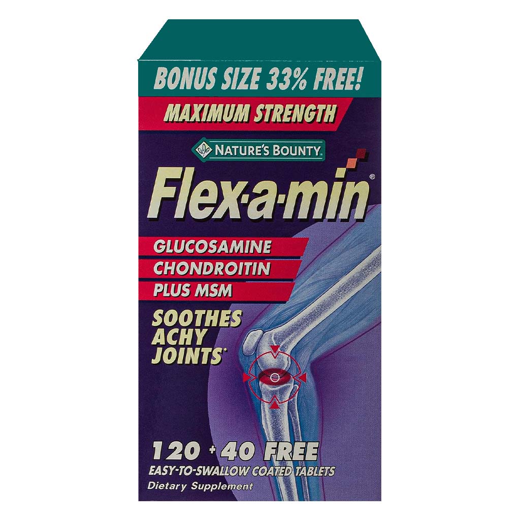 Natures Bounty Flex-a-min Maximum Strength Tablets 120's - Easy Pharmacy LLC