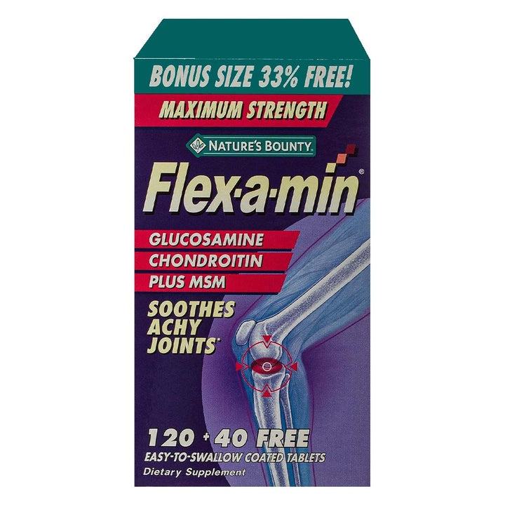 Natures Bounty Flex-a-min Maximum Strength Tablets 120's - Easy Pharmacy LLC