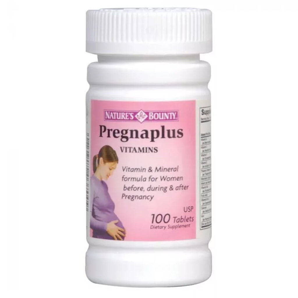 Nature's Bounty Pregnaplus Vitamins Tablets 100's - Easy Pharmacy LLC