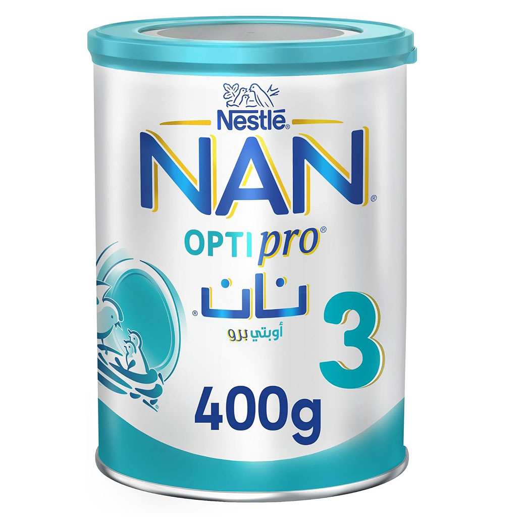 Nestle NAN Optipro Stage 3 Toddlers Milk Formula For 1 To 3 Years 400g - Easy Pharmacy LLC
