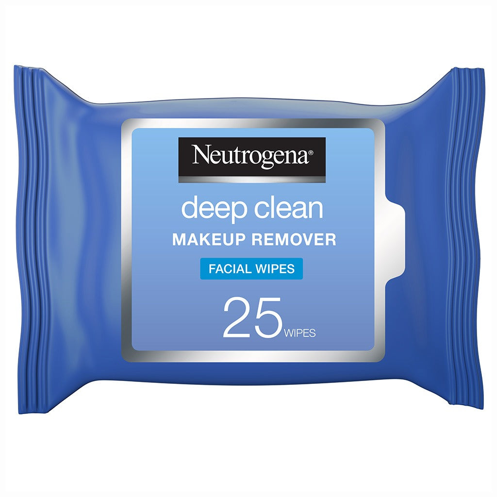 Neutrogena Deep Clean Make-up Remover Wipes, Pack of 25's - Easy Pharmacy LLC