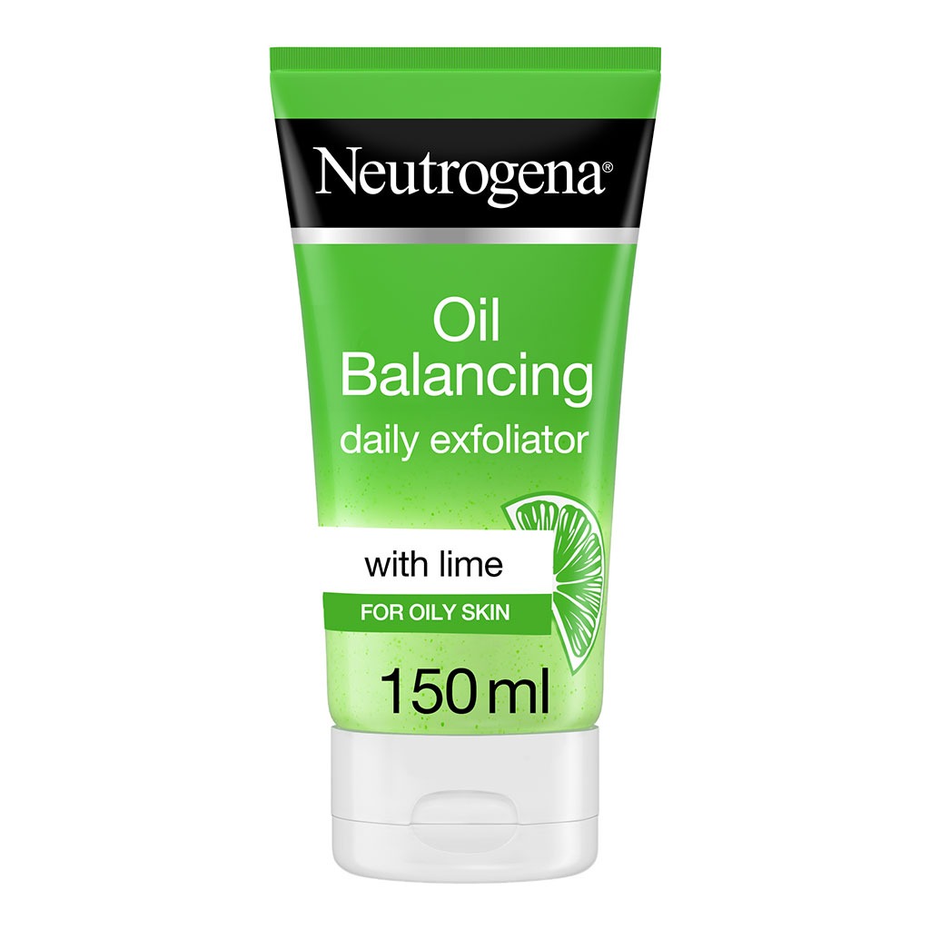 Neutrogena Oil Balancing Daily Exfoliator Lime & Aloe Vera For Oily Skin 150ml - Easy Pharmacy LLC