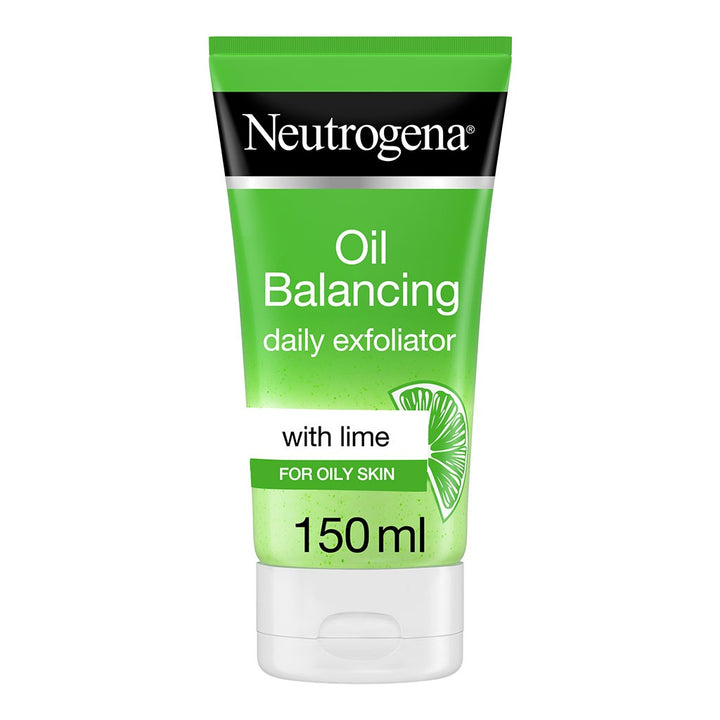 Neutrogena Oil Balancing Daily Exfoliator Lime & Aloe Vera For Oily Skin 150ml - Easy Pharmacy LLC
