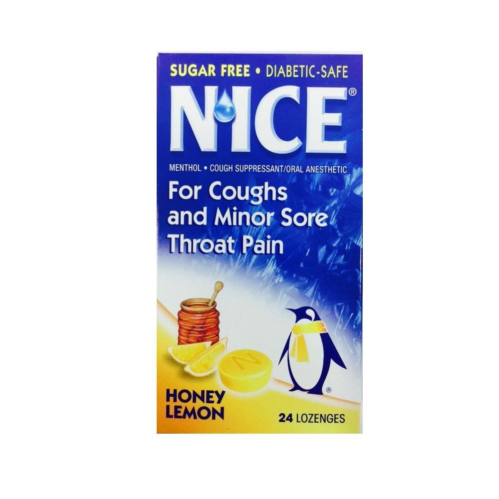 Nice Honey Lemon Lozenges 24's - Easy Pharmacy LLC
