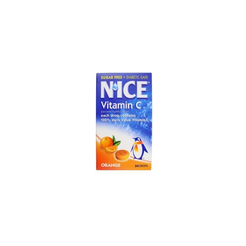 Nice Vitamin C Orange Lozenge 24's - Easy Pharmacy LLC