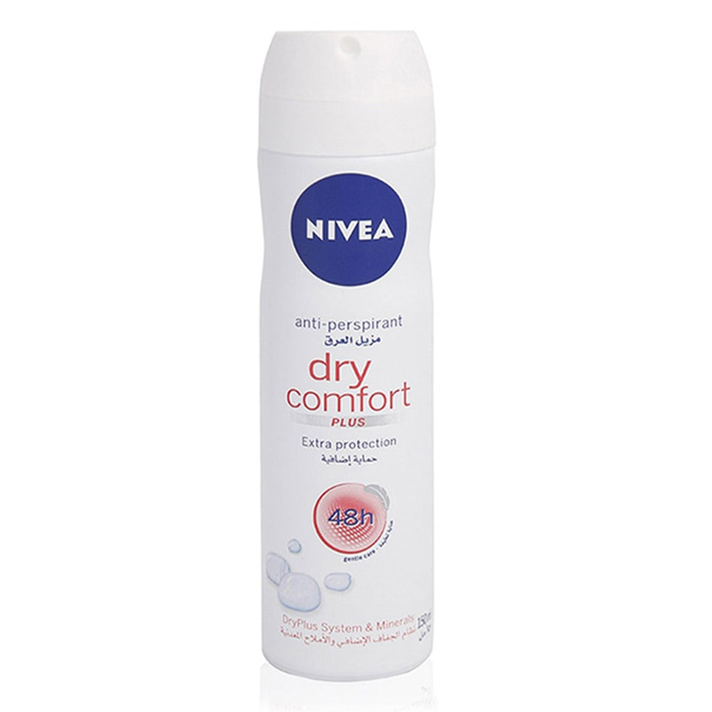 Nivea Dry Comfort Plus Antiperspirant Spray 150 mL - Easy Pharmacy LLC