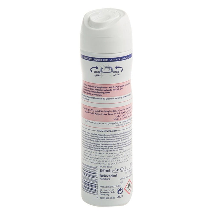 Nivea Dry Comfort Plus Antiperspirant Spray 150 mL - Easy Pharmacy LLC