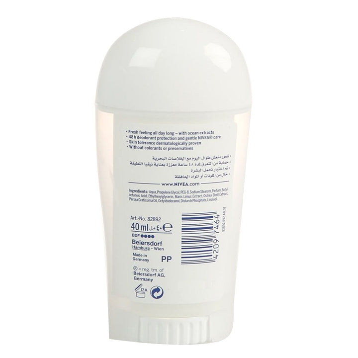 Nivea Fresh Natural Deodorant Stick 40 mL - Easy Pharmacy LLC
