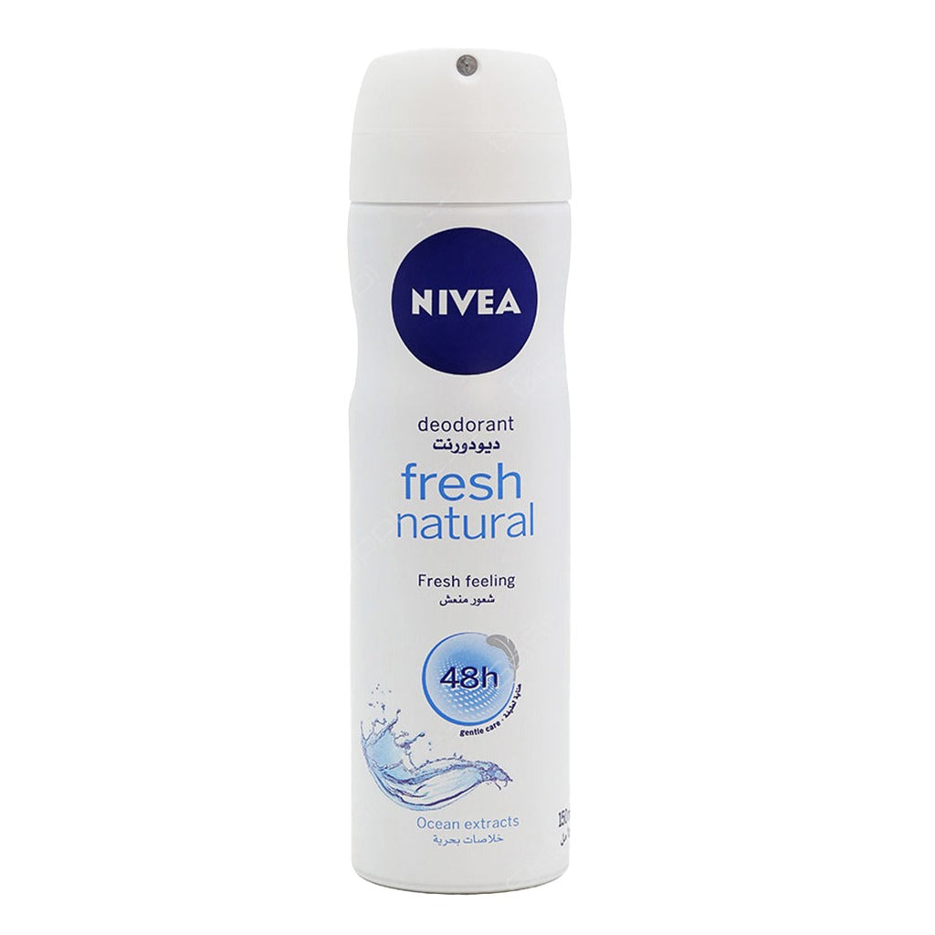 Nivea Fresh Natural Deodorant Spray 150 mL - Easy Pharmacy LLC