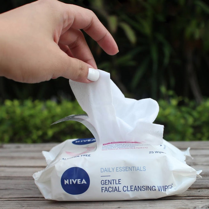 Nivea Gentle Dry to Sensitive Skin Cleansing Wipes 25's - Easy Pharmacy LLC
