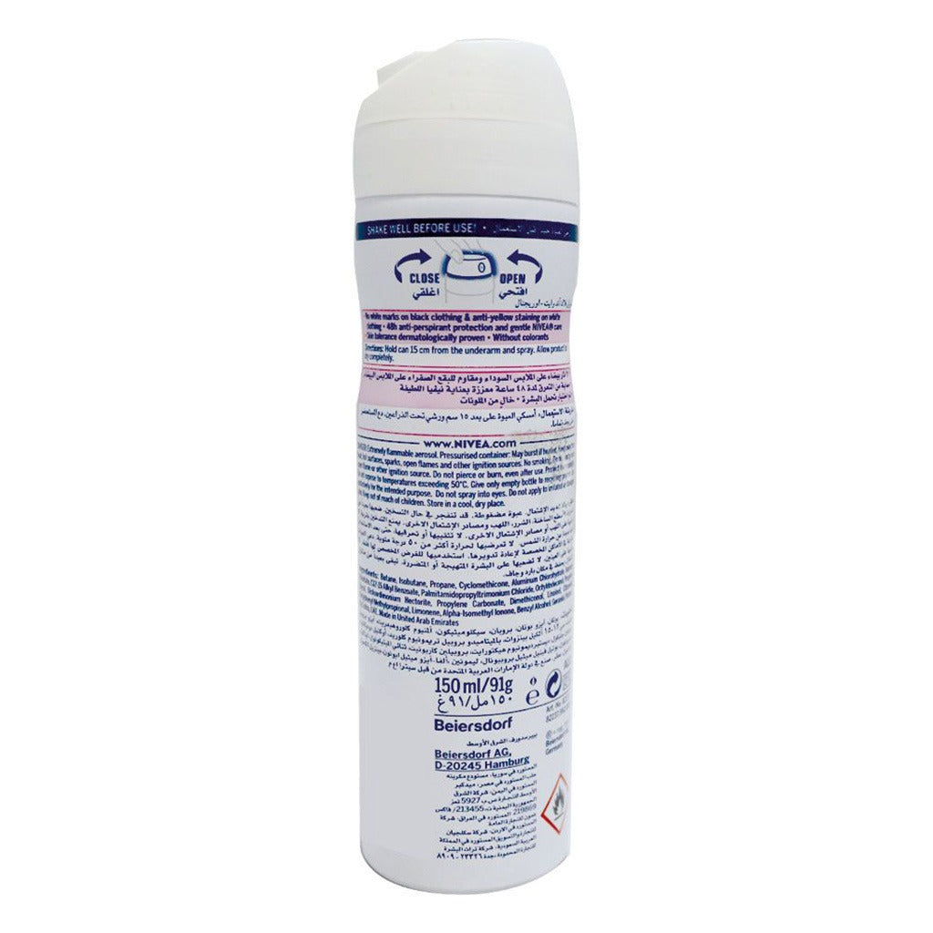 Nivea Women Invisible Deodorant Spray 150 mL - Easy Pharmacy LLC