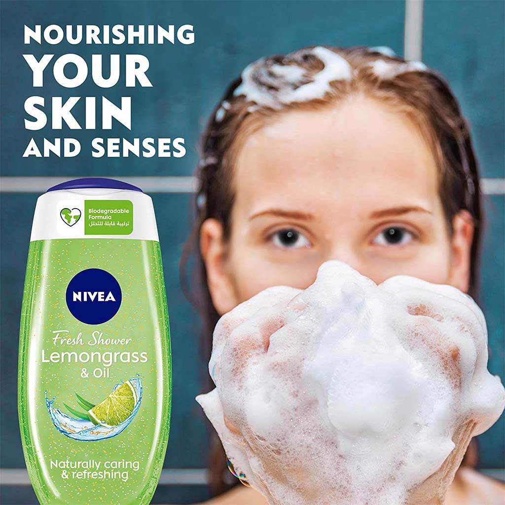 Nivea Lemongrass & Oil Shower Gel 250 mL - Easy Pharmacy LLC