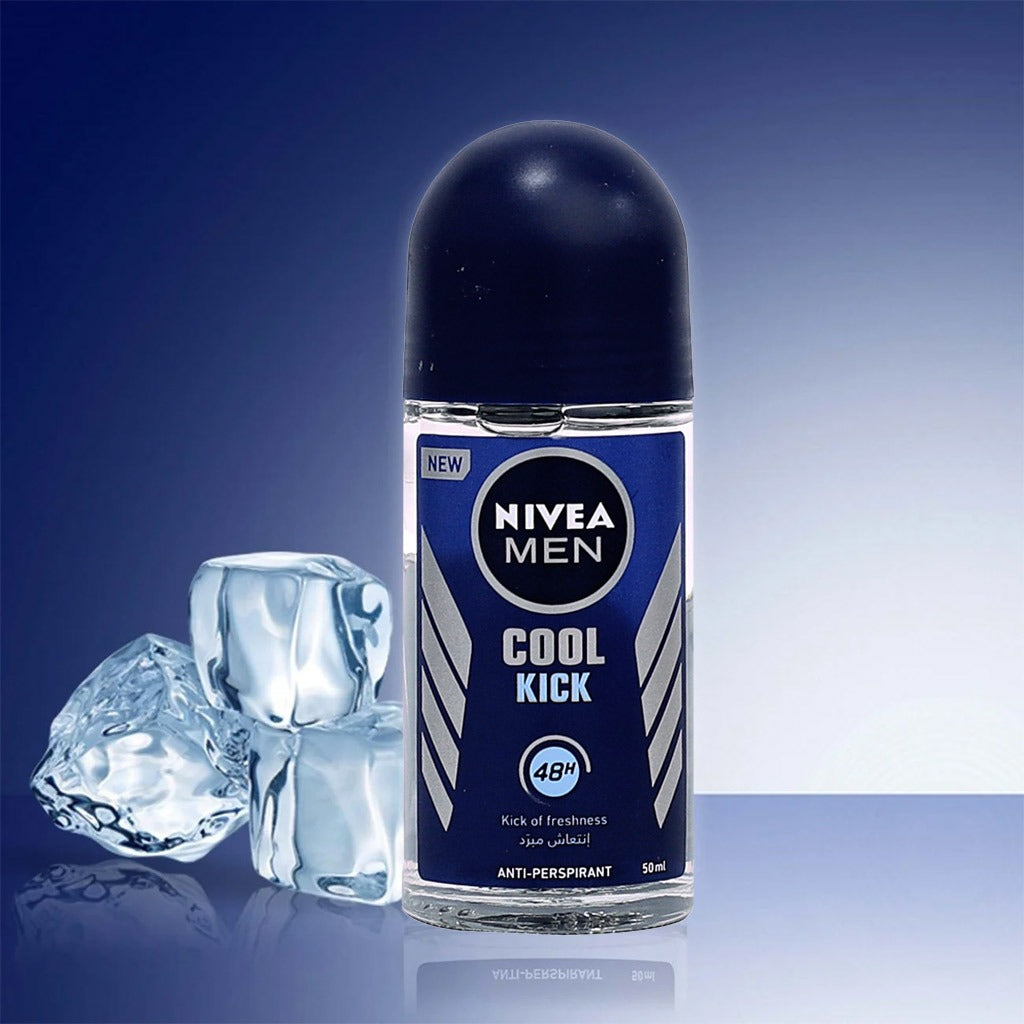 Nivea Men Cool Kick Antiperspirant Roll-On 50 mL - Easy Pharmacy LLC