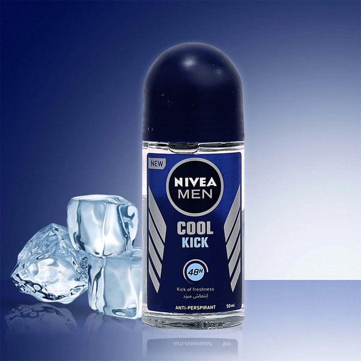 Nivea Men Cool Kick Antiperspirant Roll-On 50 mL - Easy Pharmacy LLC