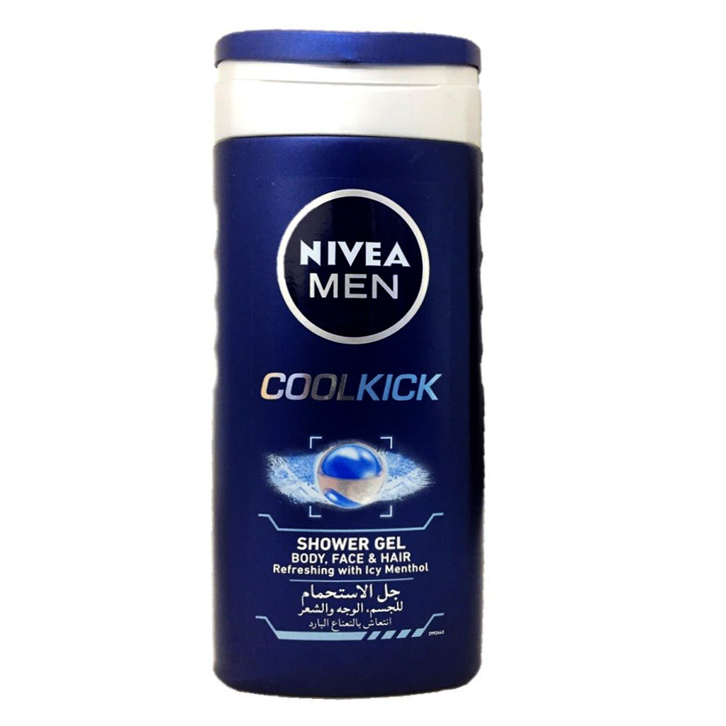Nivea Men Cool Kick Shower Gel 250 mL - Easy Pharmacy LLC