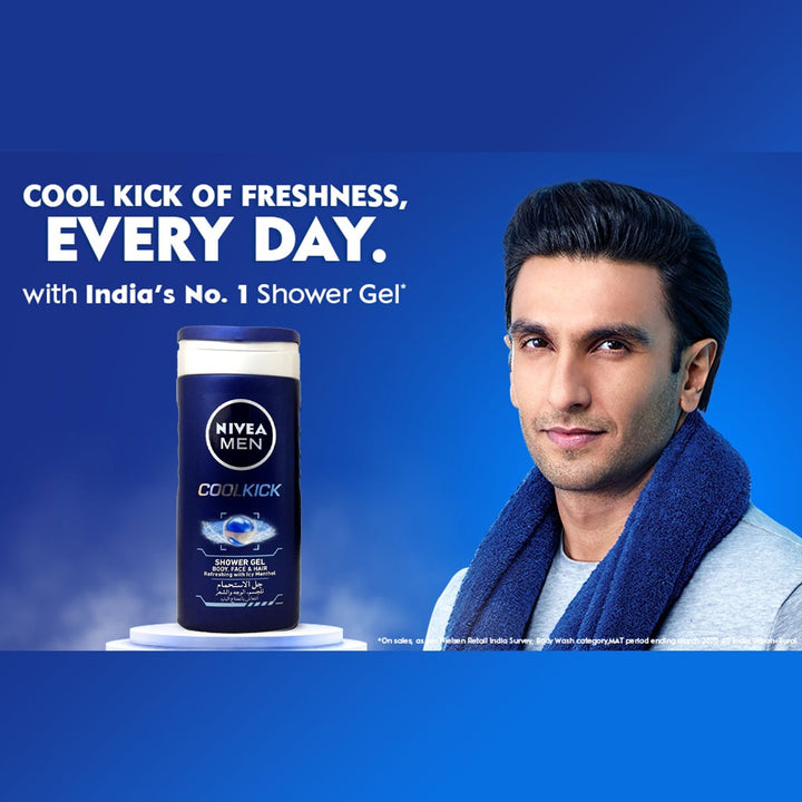 Nivea Men Cool Kick Shower Gel 250 mL - Easy Pharmacy LLC